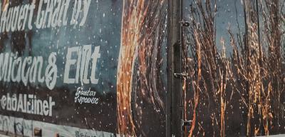 Vinyl graphics installation